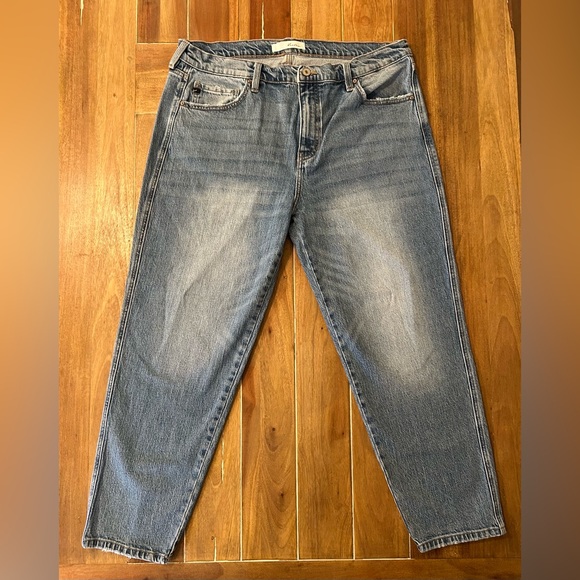 KanCan Denim - KanCan Women Relaxed Fit Light Wash Jeans Size 15/31 KC9271M Blue Distressed